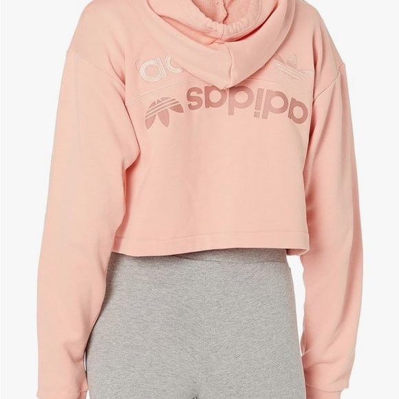 Adidas Cropped Hoodie - Picture 2 of 4